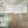 Стальная ванна Bette Space M 170х90 L 1131-000AS цвет Белый с шумоизоляцией и антискользящим покрытием