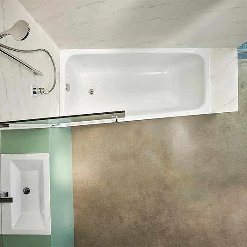 Стальная ванна Bette Space M 170х90 L 1131-000AS цвет Белый с шумоизоляцией и антискользящим покрытием