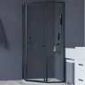 Душевой уголок RGW Hotel HO-084B 90х90 350608499-14 профиль Черный стекло прозрачное