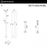 Душевой гарнитур Whitecross SET51MICROBL цвет Черный матовый