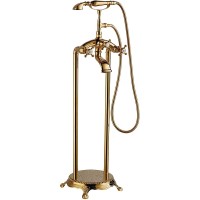 Смеситель для ванны Abber Klassik AF8415G Золото латунь на пол