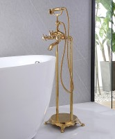 Смеситель для ванны Abber Klassik AF8415G Золото латунь на пол
