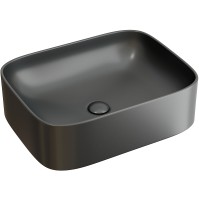 Раковина-чаша Ceramicanova Element 51 CN6052MDH Темный антрацит матовый фарфор накладная