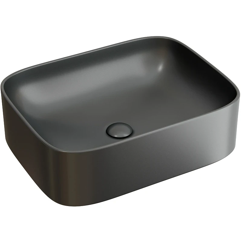 Раковина-чаша Ceramicanova Element 51 CN6052MDH Темный антрацит матовый фарфор накладная