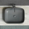 Раковина-чаша Ceramicanova Element 51 CN6052MDH Темный антрацит матовый фарфор накладная