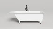 Ванна из искусственного камня Salini Cascata 170х70 104423M цвет Белый матовый