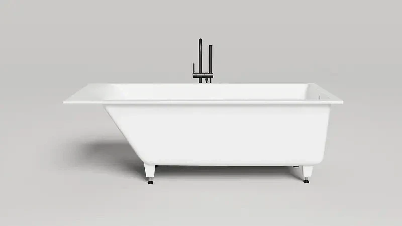 Ванна из искусственного камня Salini Cascata 170х70 104423M цвет Белый матовый