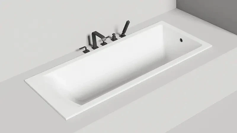 Ванна из искусственного камня Salini Cascata 170х70 104423M цвет Белый матовый