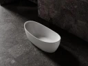 Ванна из искусственного камня Vincea 170x80 VBT-6S03MW Белая матовая без гидромассажа