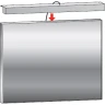 Светильник Laufen Frame 25 80 4.4749.2.900.007.1 Хром матовый