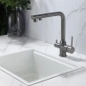 Смеситель для кухни Abber Emotion AF8814NG Никель латунь
