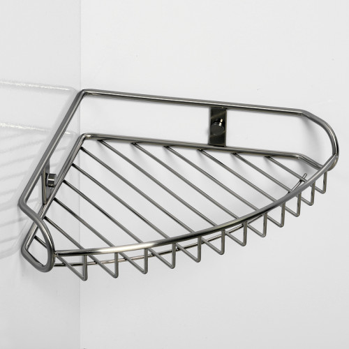 Полка корзина WasserKRAFT Ammer K-1511 угловая Хром матовый