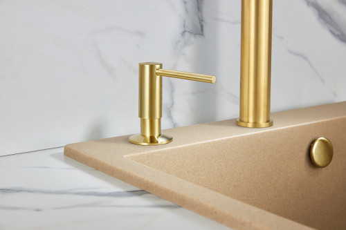 Дозатор для жидкого мыла Milacio Ultra MC.931.GD Золото брашированное