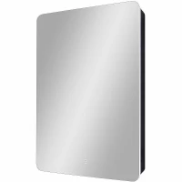 Зеркальный шкаф Континент Eltoro black LED 56 L МВК116 с подсветкой Черный