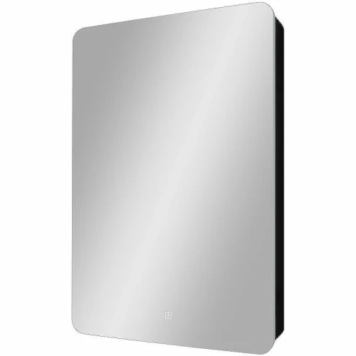 Зеркальный шкаф Континент Eltoro black LED 56 L МВК116 с подсветкой Черный