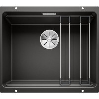 Кухонная мойка Blanco Etagon 500-U 525887 Черная искусственный камень (литьевой мрамор) встраиваемый