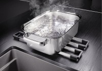 Кухонная мойка Blanco Etagon 500-U 525887 Черная искусственный камень (литьевой мрамор) встраиваемый