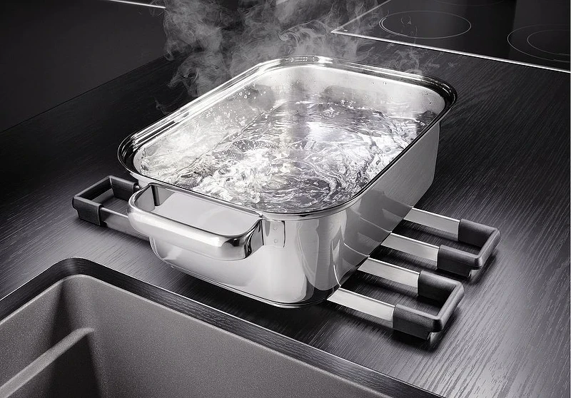 Кухонная мойка Blanco Etagon 500-U 525887 Черная искусственный камень (литьевой мрамор) встраиваемый