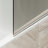 Шторка на ванну Maybah Glass MGV-612-2 600x1400 поворотная на монопетле Бронза стекло бронзовое матовое