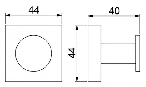 Крючок Timo Selene 12011/03 Черный