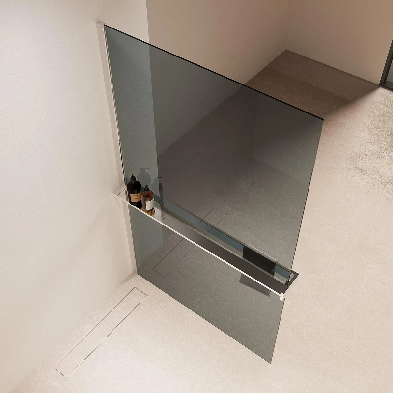 Душевая перегородка Vincea Walk in 90 VSW-1HR900MR профиль цвет Хром стекло зеркальное