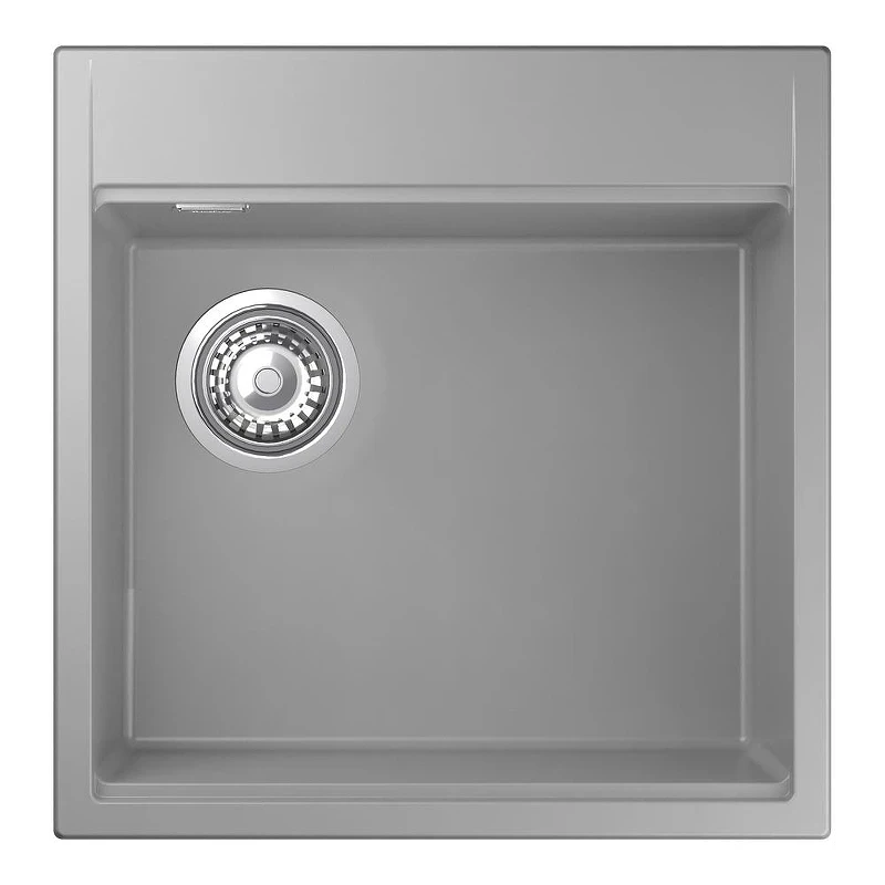 Кухонная мойка Rivelato Tesoro 50 TR-505-L grigio metallizz цвет Серый металлик