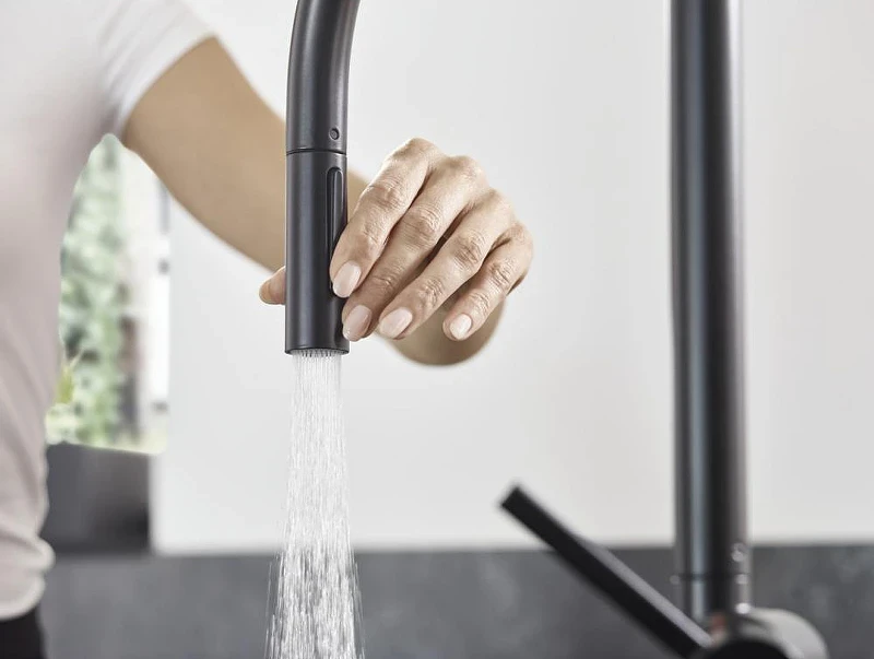 Смеситель для кухни Hansgrohe Talis M54 210 72800670 Черный матовый