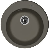 Кухонная мойка Florentina Никосия-510 20.135.B0510.302 Антрацит искусственный камень (литьевой мрамор) встраиваемый