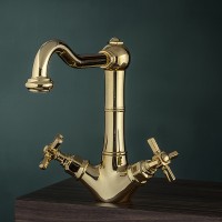 Смеситель для раковины Gattoni TRD TR300/18D0 Золото 24 карат