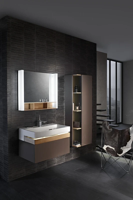 Раковина Jacob Delafon Terrace 100 EXC112-00 без подсветки фарфор подвесная, полувстраиваемая