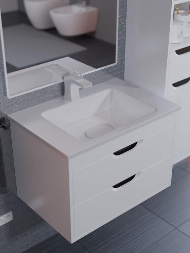 Раковина Uperwood Modul 62 2911020339 цвет Белый глянцевый