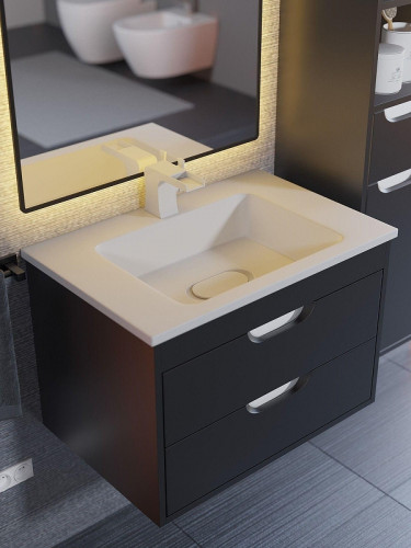 Раковина Uperwood Modul 62 2911020339 цвет Белый глянцевый