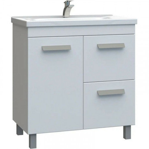 Тумба под раковину Vigo Nova 80 tn.NOV.MIR.80.1D.2Y Белая МДФ / ЛДСП