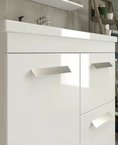 Тумба под раковину Vigo Nova 80 tn.NOV.MIR.80.1D.2Y Белая МДФ / ЛДСП