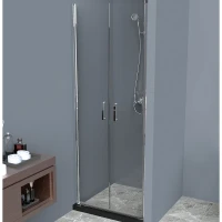 Душевая дверь BelBagno Uno 60 UNO-B-2-60-C-Cr профиль Хром стекло прозрачное