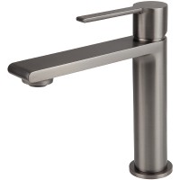 Смеситель для раковины Kaiser Serio 05311-15 Вороненая сталь латунь