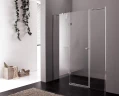 Душевая дверь Cezares Verona 150 VERONA-W-B-13-30+60/60-C-Cr профиль Хром стекло прозрачное