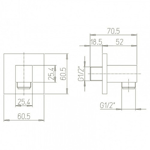 Шланговое подключение Paini 50YO503PQ Черный матовый