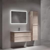 Тумба под раковину Sancos Marmi 2.0 100 MR2.0100EG подвесная Дуб галифакс натуральный МДФ / ЛДСП