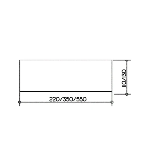 Стеклянная полка Keuco Plan 14910005200 цвет прозрачный