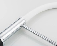 Смеситель для кухни Frap F4452-7 Черный Белый латунь