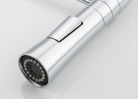Смеситель для кухни Frap F4452-7 Черный Белый латунь