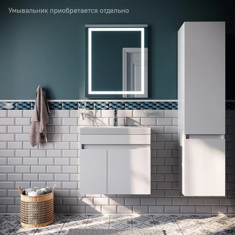 Тумба под раковину Iddis Zodiac 50 ZOD6CD0i95 подвесная цвет Белый