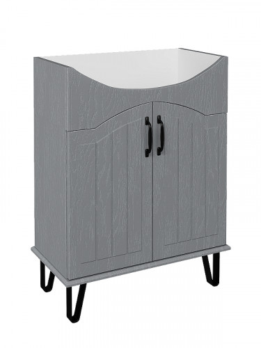 Тумба с раковиной DIWO Сочи 65 цвет Антрацит