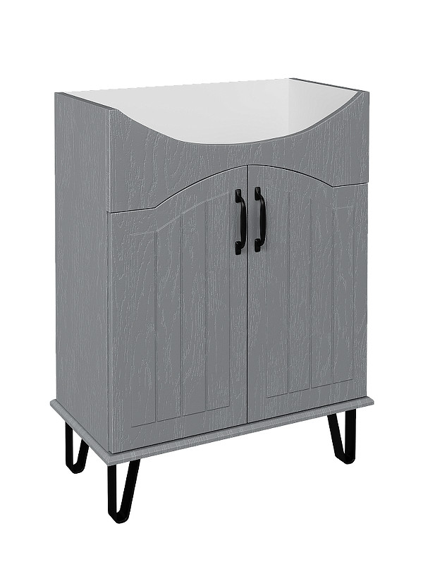 Тумба с раковиной DIWO Сочи 65 цвет Антрацит