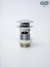 Донный клапан Gid Minucia Ch100-1 73303K Click-clack цвет Хром
