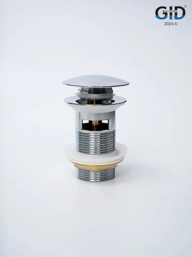 Донный клапан Gid Minucia Ch100-1 73303K Click-clack цвет Хром