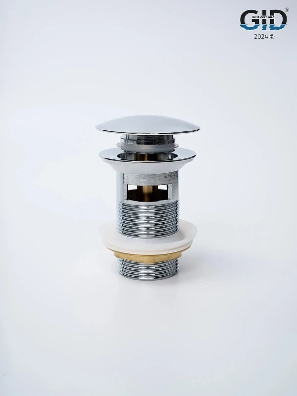 Донный клапан Gid Minucia Ch100-1 73303K Click-clack цвет Хром