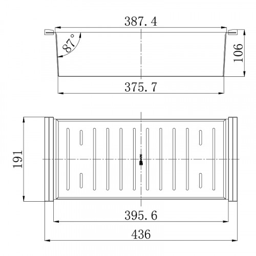 Коландер Lemark 9956173 цвет Графит