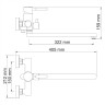Смеситель для ванны WasserKRAFT Main 4102L универсальный
